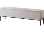 Selsey Bemmi - Mobile Tv, Beige Con Struttura In Metallo Nero, 150 Cm