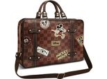 Karactermania Disney Topolino Viaggio Laptoptasche Braun Braun Taglia Unica