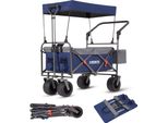 Trolley Manuale Pieghevole Arebos Con Tettuccio | Carrello Manuale | Carrello Pieghevole | Carrello Da Trasporto | Borsa Xxl | Pieghevole | Fino A 100 Kg