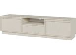 Selsey Evo - Mobile Tv A 2 Ante Con Cassetto, Beige Sabbia, 154 Cm