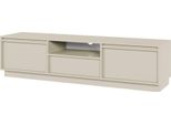 Selsey Evo - Mobile Tv A 2 Ante Con Cassetto, Grigio, 154 Cm