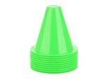 10 Pezzi Di Coni Da Allenamento Per Il Calcio, Marcatori In Plastica, Accessori Per Barriere Da Calcio, Verdi