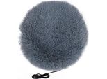 Pets Inverno Peluche Elettrometro Tappetino Riscaldante Per Cani Di Piccola Taglia Gatto Interfaccia Di Ricarica Usb Grigio Grigio