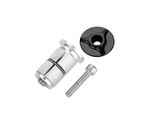 Espansore Manubrio In Alluminio, Tappo Forcella Nero 28,6 Mm, Per Attacco Manubrio Bicicletta