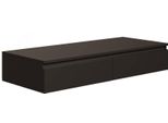 Selsey Bemmi - Scrivania / Toletta Sospesa Con Cassetti, Nero, 120 Cm
