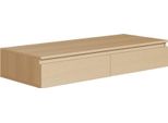 Selsey Bemmi - Scrivania / Toletta Sospesa Con Cassetti, Rovere Lindberg, 120 Cm