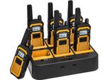Radio Retevis RB648, Impermeabile IP67, Resistente Alla Polvere, Robusta, Radio Portatile Da 2000 Mah, Walkie-Talkie Professionale PMR446 Per Cantiere, Industria (6 Pezzi)