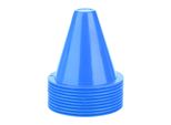 10 Pezzi, Marcatori Per Allenamento Di Calcio, Coni Di Plastica, Accessori Per Barriere (Blu)