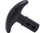 Canoa Kayak Surfboard Pagaia Da Barca Gonfiabile T -Forma -Maniglia -Terminale -Parti -Accessori -Nero