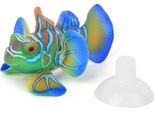Acquario Pesce Serbatoio Sicuro Silicone -Lumin -Simulazione Rana Pesce Paesaggio Decorazioneverde Blu