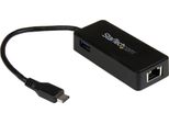 Startech.Com Adattatore Da USB-C A Ethernet Gigabit - Compatibile Con Thunderbolt 3 - Adattatore Di Rete Usb Tipo C - Adattatore Ethernet Usb C (US1GC301AU)
