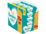 Pampers® 8001841063188 FeuchttüCher Sensitive 1-Lagig Weiß, 1.200 St.