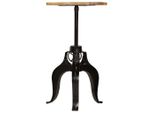 Vidaxl Tavolo Da Bar In Legno Massiccio Di Mango 60×(76-110) Cm