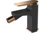 Miscelatore Per Bidet, Miscelatore Per Lavabo, Oro Rosa/Nero Opaco, Midnight