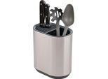Ceppo Di Coltelli B-Goods Bremermann Con Portautensili Da Cucina In Acciaio Inox