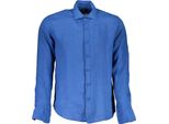 La Martina Camicia Uomo Tessile Blu SF13429 - Taglia: L