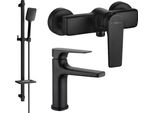 Mexen Lynx DQ62 Set Doccia, Nero - 745904DQ62-70
