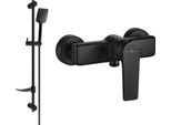 Mexen Lynx DF62 Rubinetto Doccia Con Set Doccia, Nero - 74594DF62-70