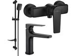 Mexen Lynx DF62 Set Doccia, Nero - 745904DF62-70