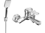 Mexen Sabre R62 Rubinetto Da Bagno Con Set Doccia, Cromo - 7213R62-00