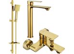 Mexen Royo DQ45 Set Da Bagno, Oro - 72213DQ45-50