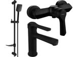 Mexen Sabre DF62 Set Doccia, Nero - 72104DF62-70