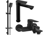 Mexen Royo DQ62 Set Da Bagno, Nero - 72213DQ62-70