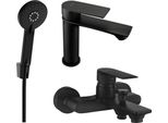 Mexen Royo R40 Set Da Bagno, Nero - 72203R40-70