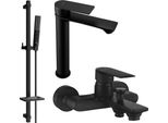 Mexen Royo DQ72 Set Da Bagno, Nero - 72213DQ72-70