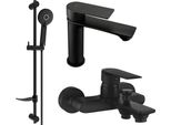 Mexen Royo DF40 Set Da Bagno, Nero - 72203DF40-70