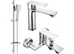 Mexen Royo DQ45 Set Da Bagno, Cromo - 72203DQ45-00
