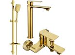 Mexen Royo DQ62 Set Da Bagno, Oro - 72213DQ62-50