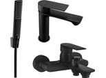 Mexen Royo R72 Set Da Bagno, Nero - 72203R72-70