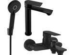Mexen Royo R40 Set Da Bagno, Nero - 72213R40-70