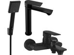 Mexen Royo R45 Set Da Bagno, Nero - 72213R45-70