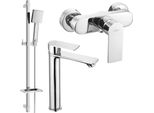 Mexen Royo DQ45 Set Doccia, Cromo - 72214DQ45-00