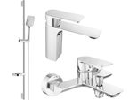 Mexen Alexa DS62 Set Vasca Da Bagno, Cromo - 71203DS62-00
