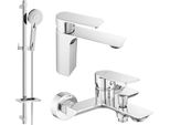 Mexen Alexa DQ40 Set Da Bagno, Cromo - 71203DQ40-00