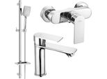 Mexen Royo DQ62 Set Doccia, Cromo - 72204DQ62-00