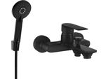Mexen Royo R40 Rubinetto Per Vasca Con Set Doccia, Nero - 7223R40-70