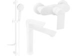 Mexen Royo DF40 Set Doccia, Bianco - 72214DF40-20