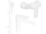 Mexen Royo DF40 Set Doccia, Bianco - 72204DF40-20