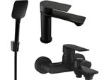 Mexen Royo R62 Set Da Bagno, Nero - 72203R62-70