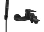 Mexen Royo R72 Miscelatore Da Vasca Con Set Doccia, Nero - 7223R72-70