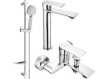 Mexen Royo DF40 Set Da Bagno, Cromato - 72213DF40-00