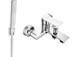 Mexen Royo R72 Rubinetto Da Vasca Con Set Doccia, Cromo - 7223R72-00