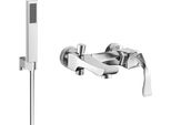 Mexen Estrella R02 Rubinetto Da Bagno Con Set Doccia, Cromo - 7233R02-00