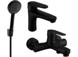 Mexen Kama R75 Set Da Bagno, Nero - 72503R75-70