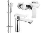 Mexen Royo DQ45 Set Doccia, Cromo - 72204DQ45-00