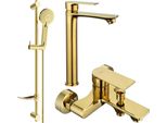 Mexen Royo DF40 Set Da Bagno, Dorato - 72213DF40-50